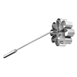 774300 MOLDE FLOR CARNAVAL ACERO INOX IBILI ø9cm