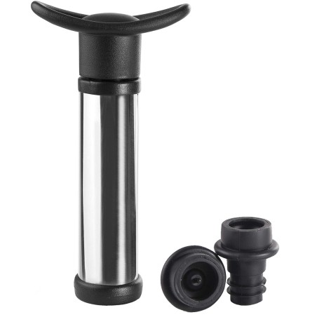 695032 BOMBA DE VACIO INOX PARA BOTELLAS + 2 TAPONES IBILI