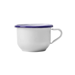 904708 TAZA BLANCA ESMALTADA ø8cm 260ml IBILI