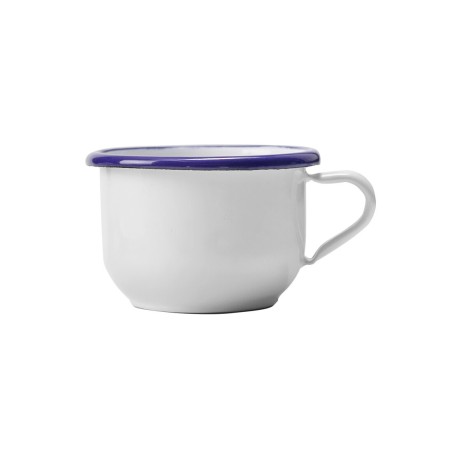 904708 TAZA BLANCA ESMALTADA ø8cm 260ml IBILI