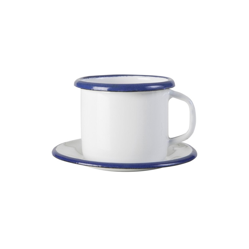903000 TAZA Y PLATILLO ESMALTADO ø5cm 75ml IBILI