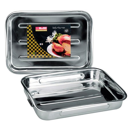 651835 RUSTIDERA CON ASAS INOX 38x27cm IBILI