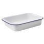 905437 RUSTIDERA BLANCA ACERO ESMALTADO 37x24cm 905437 RUSTIDERA BLANCA ACERO ESMALTADO 37x24cm