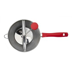742420 PRENSAPURES LUXE CON 3 DISCOS 20cm IBILI