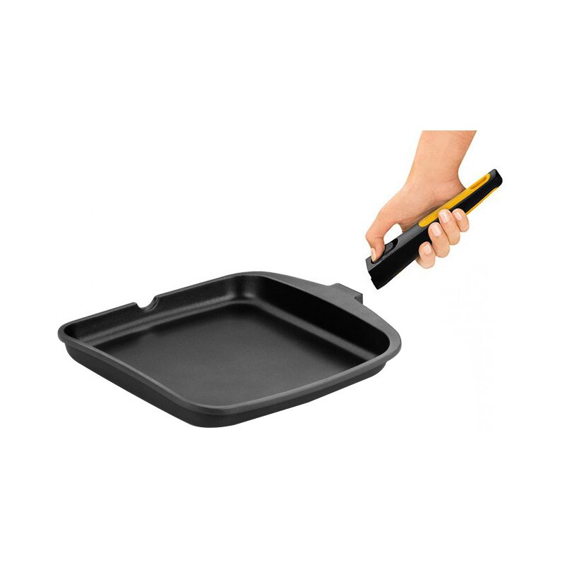 A481328 ASADOR GRILL LISO FAST CLICK Ø28cm BRA