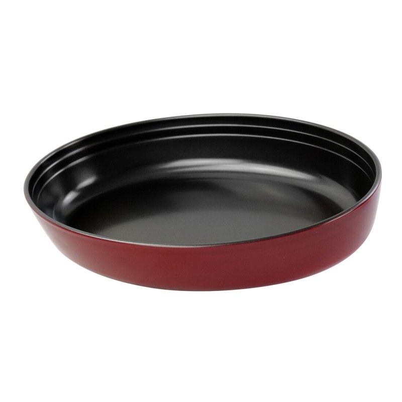 01400003 FUENTE OVAL BOROSILICATO GRANATE 35x24cm MAGEFESA