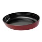 01400003 FUENTE OVAL BOROSILICATO GRANATE 35x24cm MAGEFESA