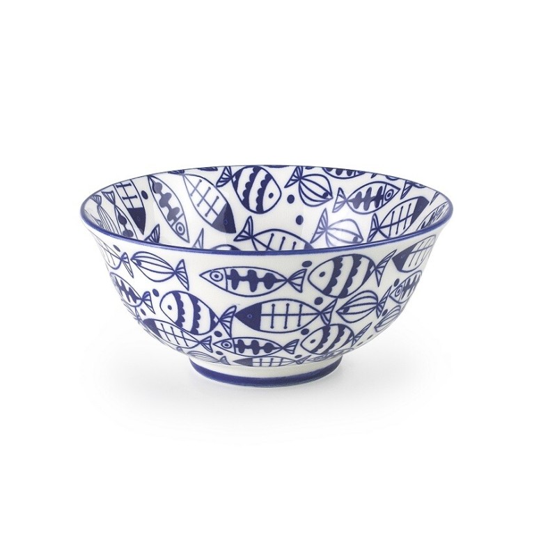 687908 BOL CERAMICO 16cm ACUARIO IBILI