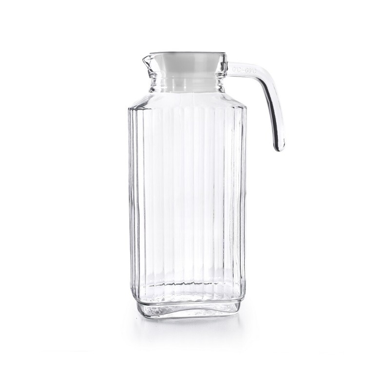 743875 JARRA VIDRIO 1,8L C-TAPA PLASTICA IBILI