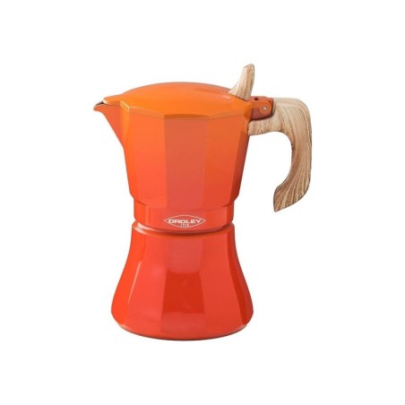 215090506 CAFETERA INDUCCION PETRA NARANJA 12 TAZAS OROLEY
