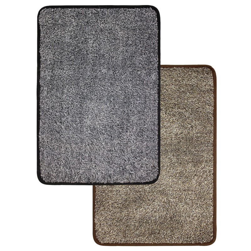 ALFOMBRA MIRACLE MARRON-GRIS 90x120cm