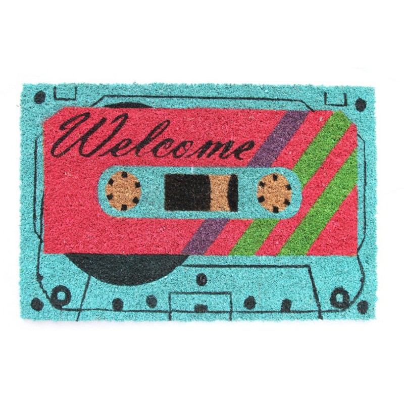 FELPUDO DE COCO ESTAMPADO MODELO WELCOME 40x60 cm