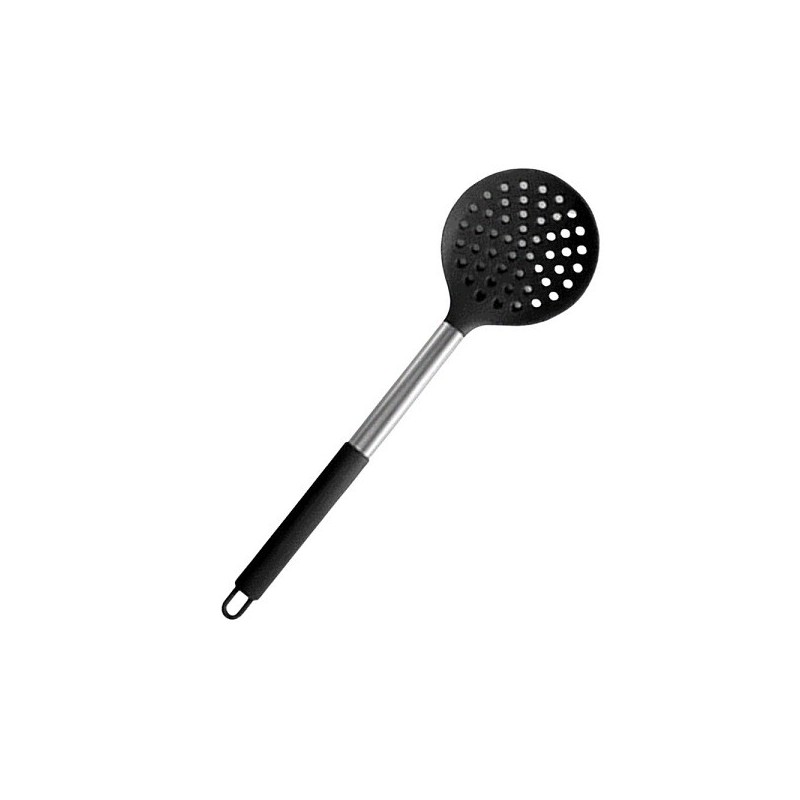 7675 ESPUMADERA SILICONA MANGO INOX LIBRE FDA VIER