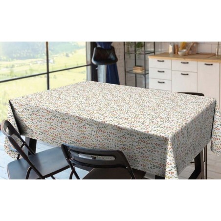 83199 1m MANTEL DE HULE QD-TEX MODELO TEXTURE WILLOW ROJO 140cm DINTEX