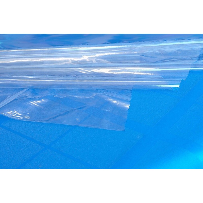 43095 1m PROTECTOR MANTEL CRISTAL 0,10mm TRANSPARENTE 140cm DINTEX
