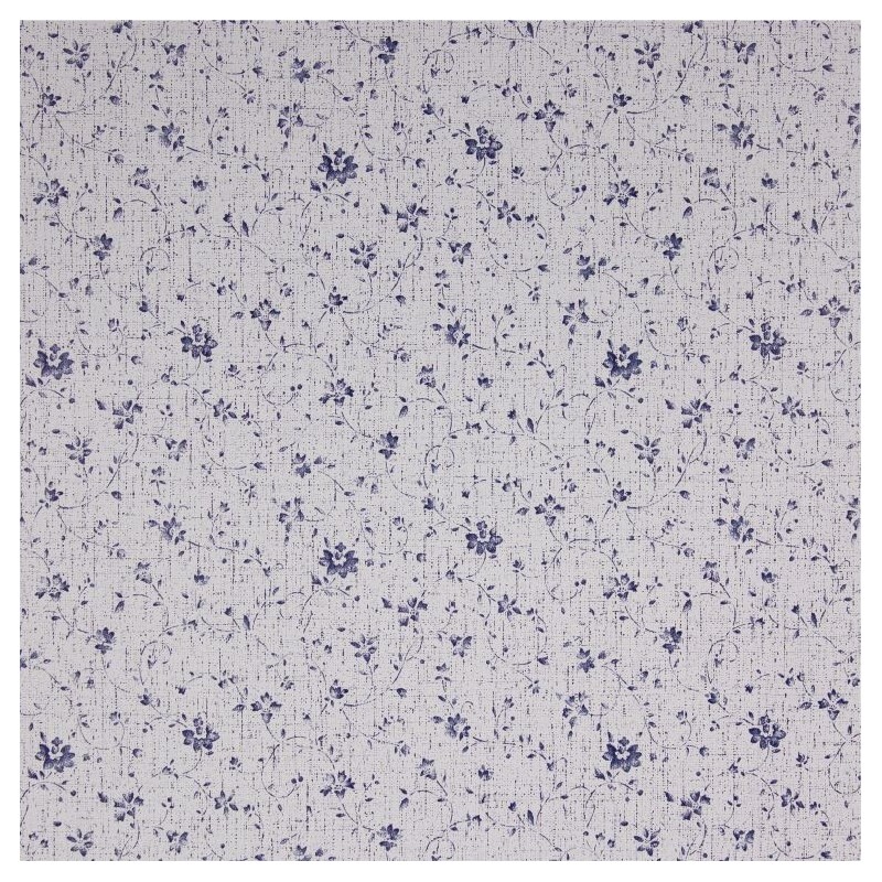 73403 1m VINILO ADHESIVO CLASIC VINTAGE FLOURETTE AZUL 45cm DINTEX