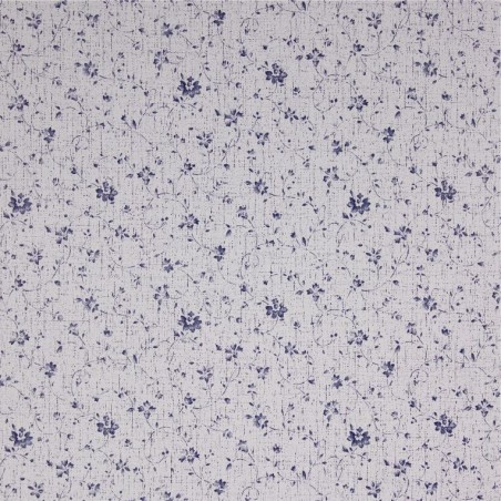 73403 1m VINILO ADHESIVO CLASIC VINTAGE FLOURETTE AZUL 45cm DINTEX