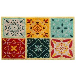 50657 FELPUDO COCO BLANCO ALBUFEIRA RECTO 40x70cm DINTEX