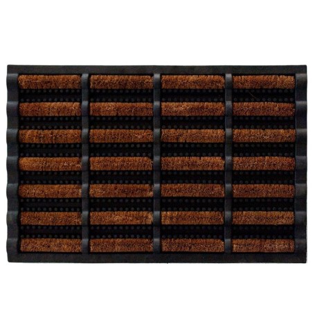 55537 FELPUDO COCO REJILLA GOMA 40x60cm DINTEX