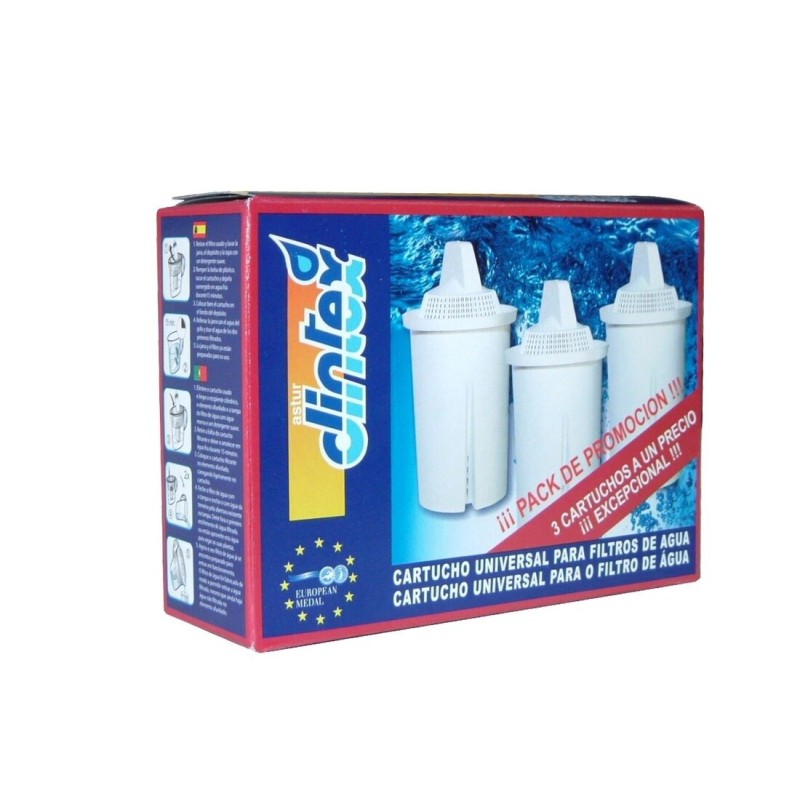 40007 3u FILTRO RECAMBIO JARRA PURIFICADORA DINTEX