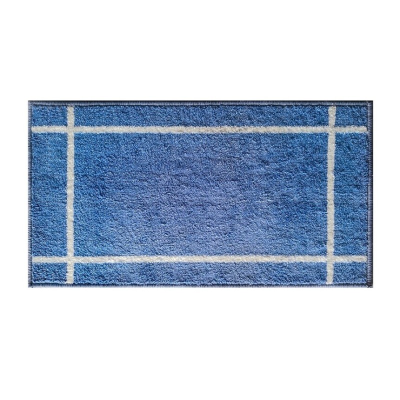 04301 ALFOMBRA DE BAÑO TEXTIL 75x40cm MILOS MARINO DINTEX