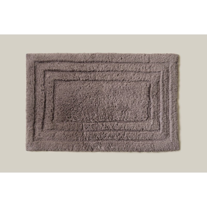 04283 ALFOMBRA DE BAÑO TEXTIL 60x40cm KALITHEA GRIS CLARO DINTEX