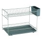 90985 ESCURREPLATOS PEQUEÑO INOXIDABLE 18-8 18 PLATOS 38,5x25x28cm SAUVIC
