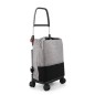 ONE001 CARRO COMPRA T-SHOP TWEED 4 RUEDAS GRIS ROLSER