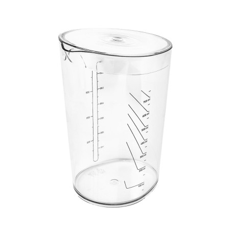 1702 JARRA GRADUADA OVALADA CON TAPA 0,75L