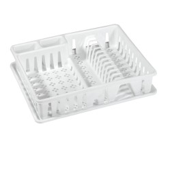 1069 ESCURREPLATOS CON BANDEJA BLANCO SUPER