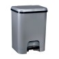 3162 CUBO DE BASURA CON PEDAL CLASS 20L PLATA