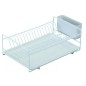 89005 ESCURREPLATOS PLANO 18 PLATOS BLANCO 38,5x25x12cm SAUVIC