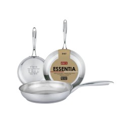 SE24 SARTEN ACERO INOX 18-10 SIN ANTIADHERENTE Ø24cm ESSENTIA VIER
