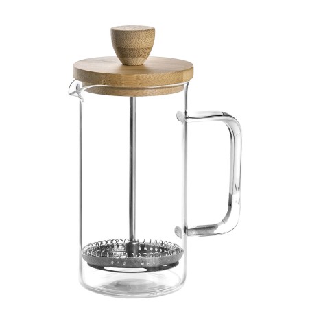 62163 CAFETERA FRANCESA EMBOLO BAMBU 3 TAZAS LACOR