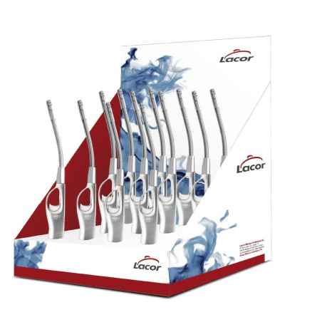 68977 EXPOSITOR 12ud ENCENDEDOR DE GAS CAÑA FLEXIBLE LACOR