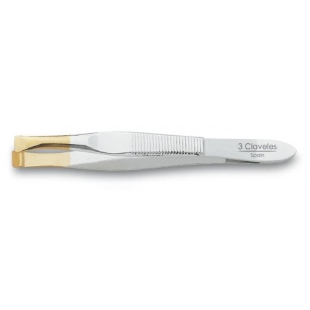 12242 PINZA ANCHA ORO 8cm 3C