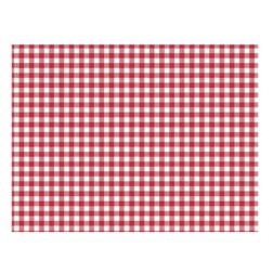 83512 1m MANTEL DE HULE QD-TEX MODELO CUADROS ROJOS 140cm DINTEX