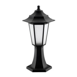 2073510-N FAROL SOBREMURO 1XE27 NEGRO HOROZ