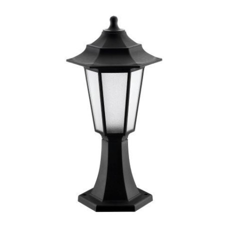2073510-N FAROL SOBREMURO 1XE27 NEGRO HOROZ