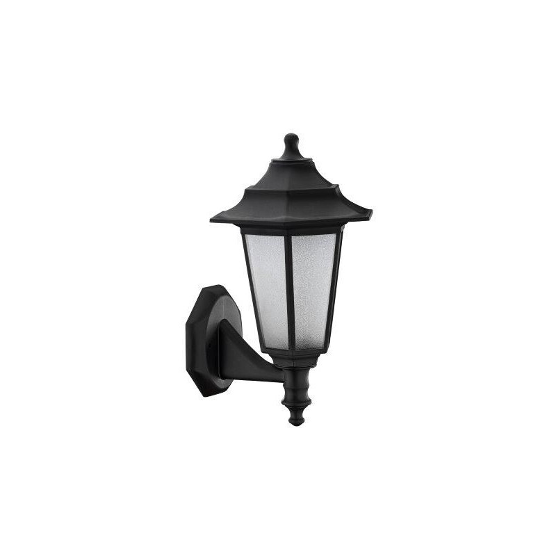 2073511-N FAROL PARED 1XE27 NEGRO HOROZ