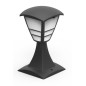 2073514-N FAROL SOBREMURO MODERNO 1XE27 NEGRO HOROZ