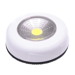 203005000 BL PUSHLIGHT REDONDO BLANCO LED COB 3xAAA 80lm GSC