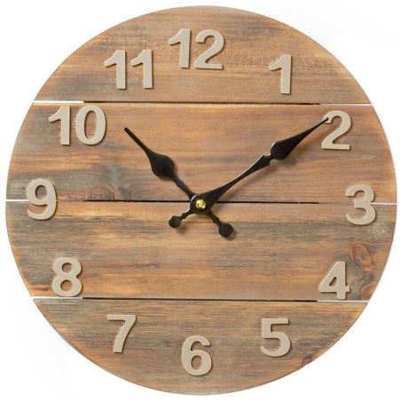 CLWA002WD30 RELOJ DE PARED CIRCULAR ø30cm MADERA
