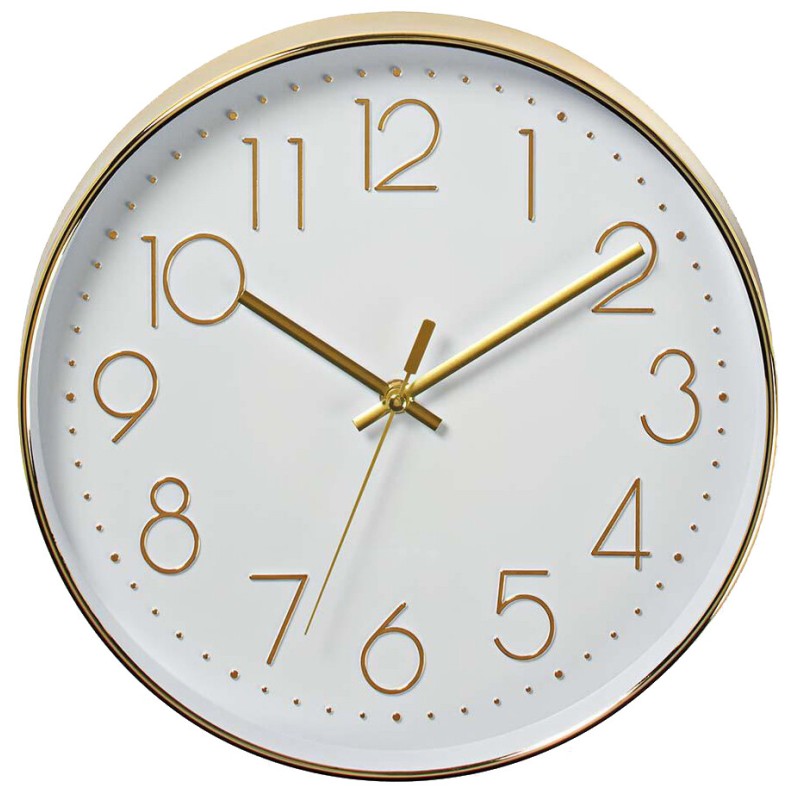 CLWA015PC30GD RELOJ DE PARED CIRCULAR ø30cm DORADO