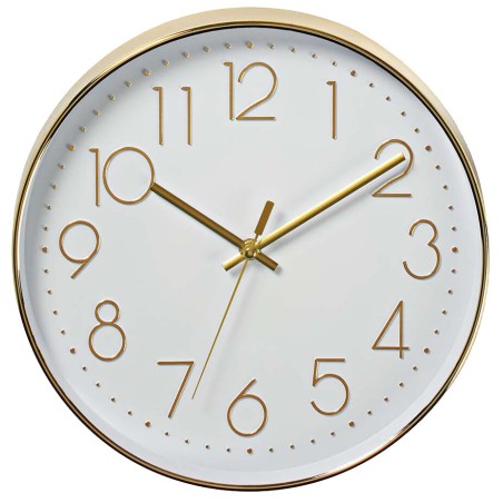 CLWA015PC30GD RELOJ DE PARED CIRCULAR ø30cm DORADO