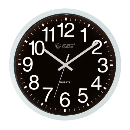 405005001 RELOJ DE PARED CIRCULAR CLASICO NEGRO GSC