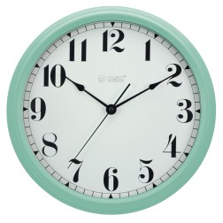 405005003 RELOJ DE PARED CIRCULAR VINTAGE VERDE MINT GSC