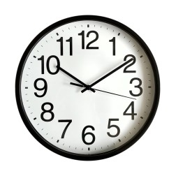 93-341 RELOJ DE PARED BLANCO 25cm ELECTRO DH