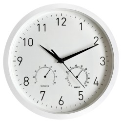 93-335 RELOJ DE PARED TEMPERATURA + HUMEDAD 31cm ELECTRO DH
