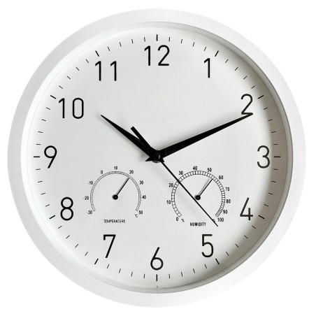 93-335 RELOJ DE PARED TEMPERATURA + HUMEDAD 31cm ELECTRO DH